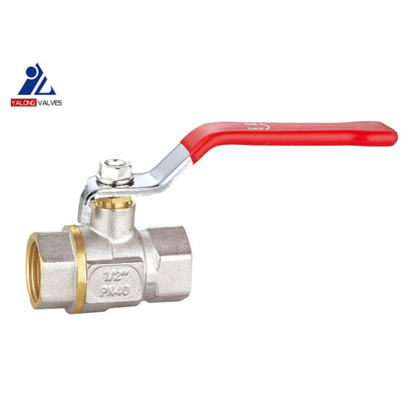 Double Sealed FxF Water Supply Ball Valve Solder HPB57 Flat Lever