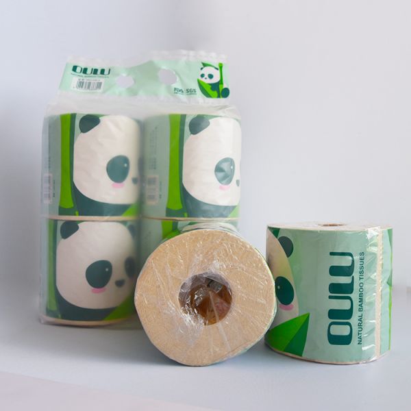 Biodegradable Skin Care Ultra Soft Toilet Papers Rolls Bathroom Tissue Toalet Paper Roll for Hotel