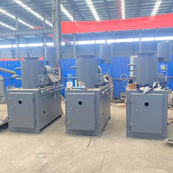 50 Square Footprint Garbage Incinerator with PLC Control Touchscreen and 8mm Steel Plate Inner Cavity for Waste Management