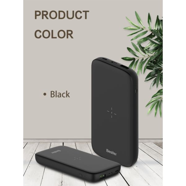 Portable Power Bank 10000mAh High Capacity 18W Wireless Magnetic Power BanksPocket Size