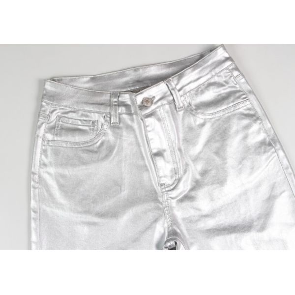 6.8 унций покрытия спандекс джинсовой ткани для женщин черный покрытие джинсы ткани