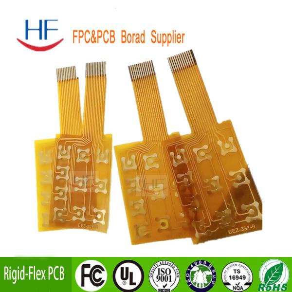 Fast Turn Flex PCB Board Assembly Manufacturing HASL FR4 0.2mm