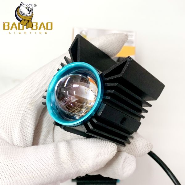 G17 Aluminum 11 Watts Mini Driving Light White Yellow Dual Color Red Devil Eyes Mini Fog Light for Motorcycle Bike Led Light