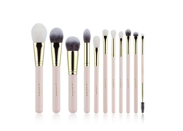 Vonira Brand New Basic 11 Pieces Brushes de Maquiagem Coleção Set de Brochas de Maquiagem Profissional Pink Gold Nude Color