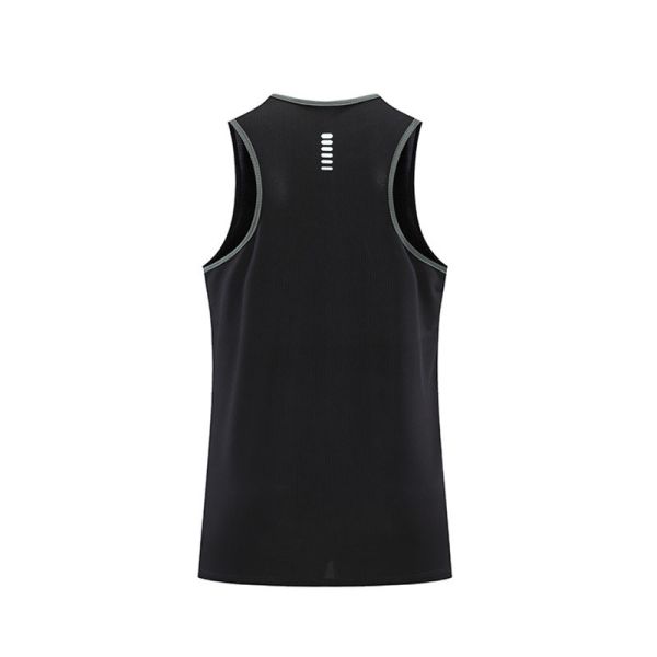 Moisture Wicking Summer Mens Vest Leisure Sports Breathable Quick Drying Elastic Cool