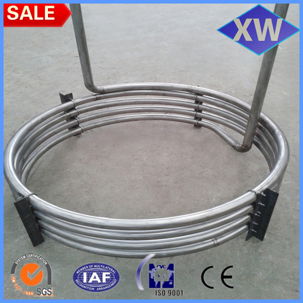 Titanium coil pipe& tube for heat exchanger or other industrial use with 15 years experiences