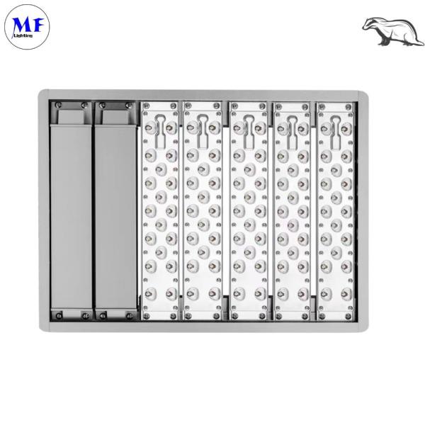 Lâmpada de rua LED exterior Sensor de movimento Lâmpada de rua 300W módulo LED Luz de estacionamento ou estacionamento