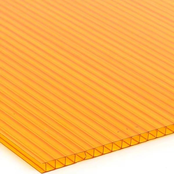 双壁ユニバーサルポリカーボネートシート 6m 長さ 1mm-18mm 厚さ 緑地のための透明