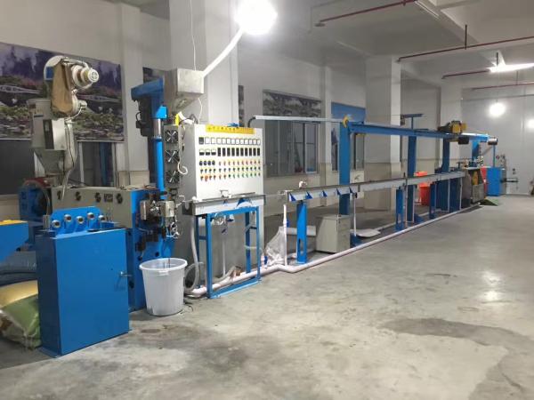Green Color USB Cable Making Wire And Cable Machinery With Great - Performance