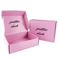 As caixas feitas sob encomenda do encarregado do envio da correspondência do cartão liso imprimiram o rosa
