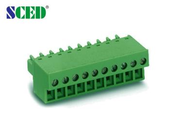 Lance o bloco terminal de encaixe 300V 8A 2P dos soquetes fêmeas da tomada de 3.81mm - 22P