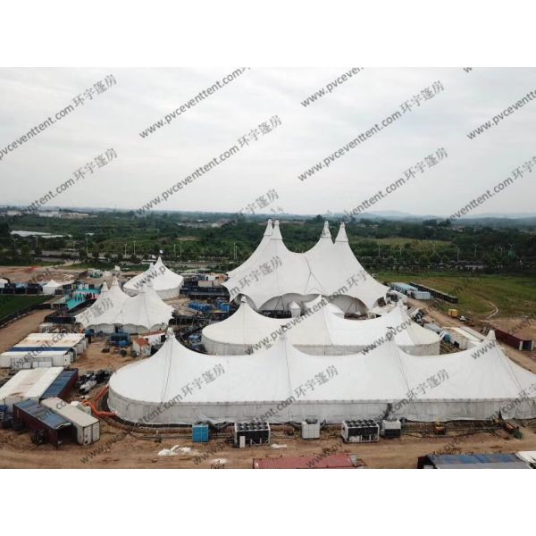 Red Yellow Roof Cover Outdoor Circus Tents