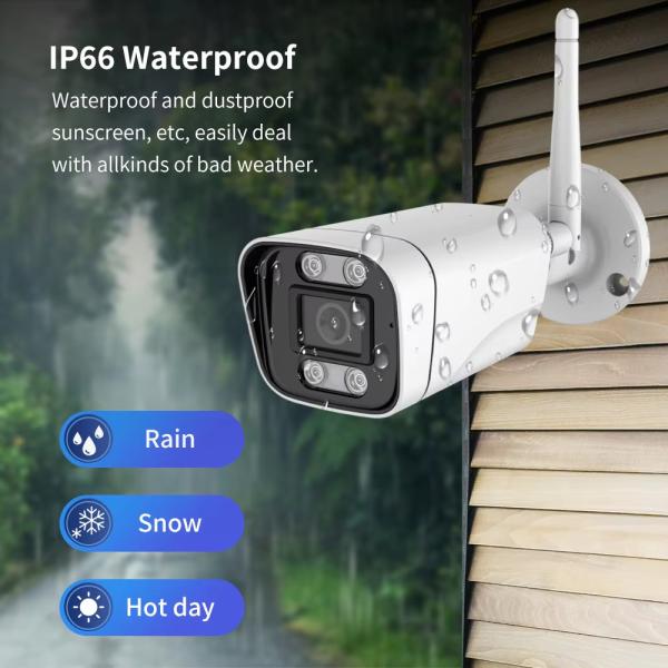 Outdoor Cctv Camera Wifi Tuya Smart Dual Light Outdoor Tuya Smart Camera CCTV Security  Wifi IP Camera