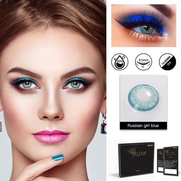 European Charming Color Contact Lens For Eyes Fancy Look Color Contact Lens