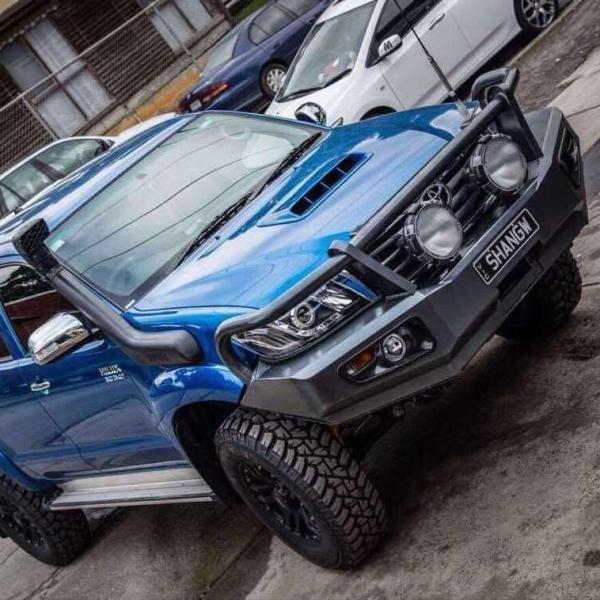 OEM Manufacturer Wholesale Powder Coated Steel Front Bull Bar For Toyota Hilux Revo Vigo Nissan Navara Np300 D40