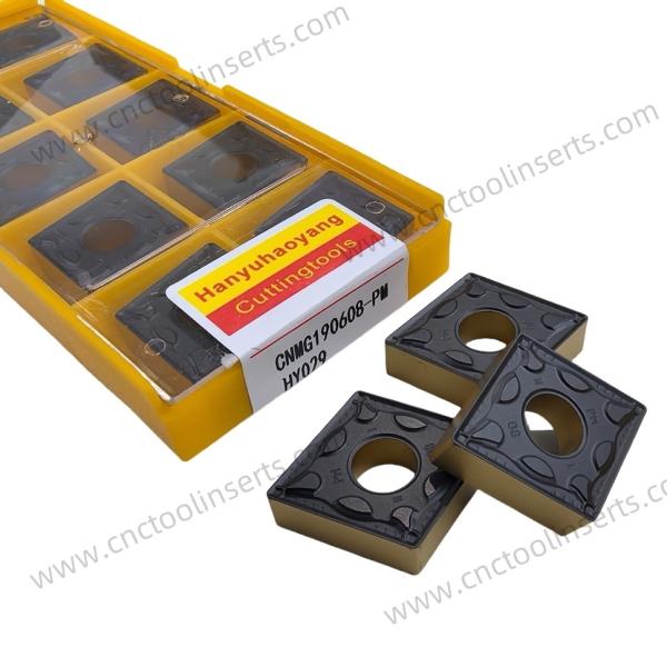 CNMG190608-PM inserts de coupe de tour HY029 inserts de fraisage au carbure résistant aux fissures