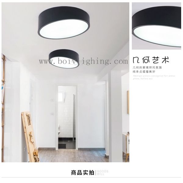 Indoor Bedroom Lamp Ceiling Lamps  Simple Round  Aluminum +Iron BV2145-S