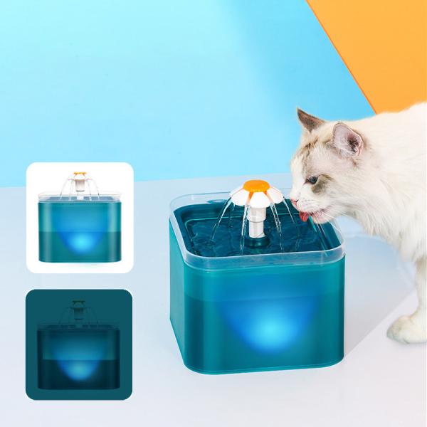 Pet Bowls Feeders Drinker Automatic Cat Water Dispenser Drinking Fountain Length cable