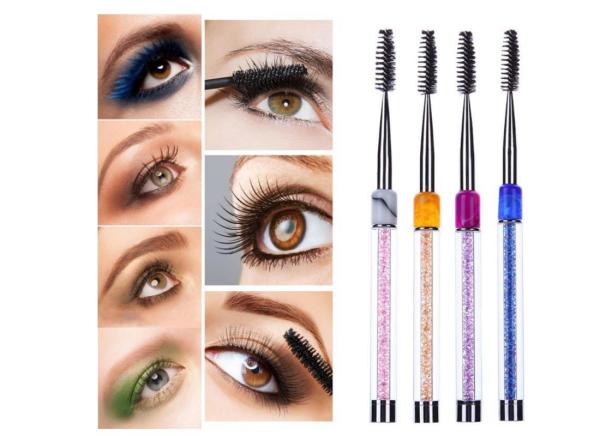 Preço de grosso Crystal Eyelash Disposable Makeup Brush Lash Extension Tools Accessories