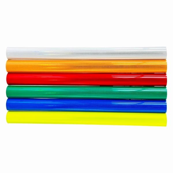 Printable Diamond Grade Reflective Sheeting Material Vinyl For Traffic Sign