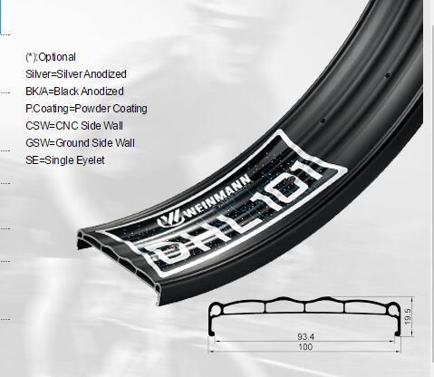 WEINMANN CHOPPER HARLEY WHEEL RIM 100MM WIDTH