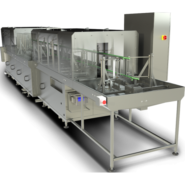 6000*2800*2200 Automatic Plastic Box Trays Crates Molds Washing Machine for Pallet Washing