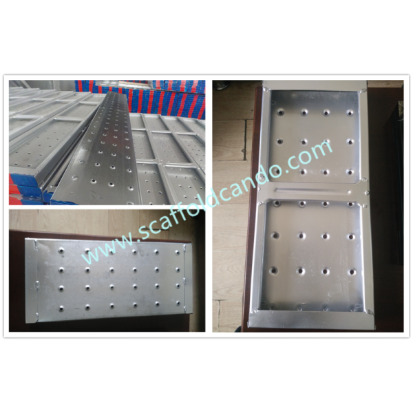 Replacement of wooden plank wooden board in Middle East, galvanized scaffolding steel plank, 225*38mm steel board