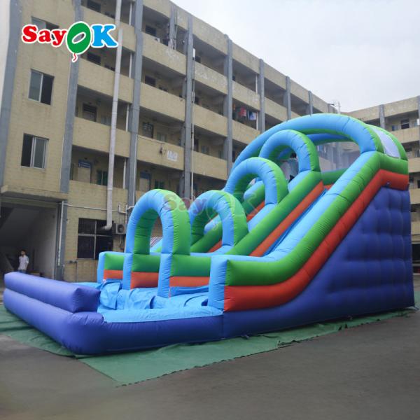 Inflatable Water Slides Double Water Slide with Pool Water Slide Inflatable for Kids and Adults