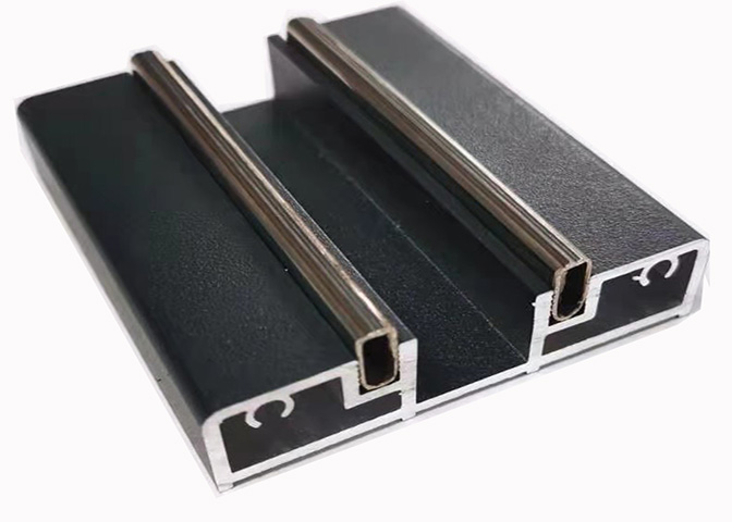 Изоляция Bifold алюминиевой рамки штранг-прессования двери 6063 T5 ядровая