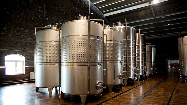 4000l Beer Fermentation Tanks For Wine / Fruit Wine Making 3 Years Warranty