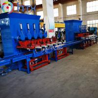 Máquina de fabricación de bloques de hormigón para paredes de contención Línea de producción de piedra de chapa