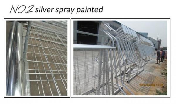 Portable Barriers Fencing / Portable Event Fencing Anti Climb Mesh Infill