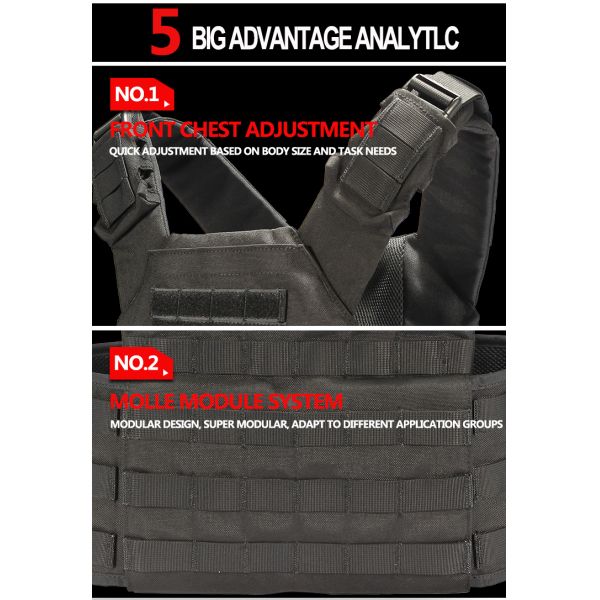 Outdoor CS Field Military Bulletproof Vest Tactical Camouflage Combat Level 4