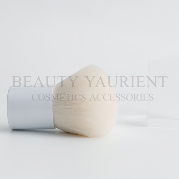 Plastic Handle Private Logo Kabuki Makeup Brush For Loose Powder