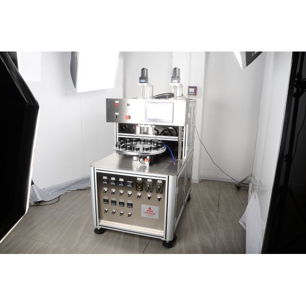 20-40pcs/Min Máquina de llenado de crema cosmética de dos colores