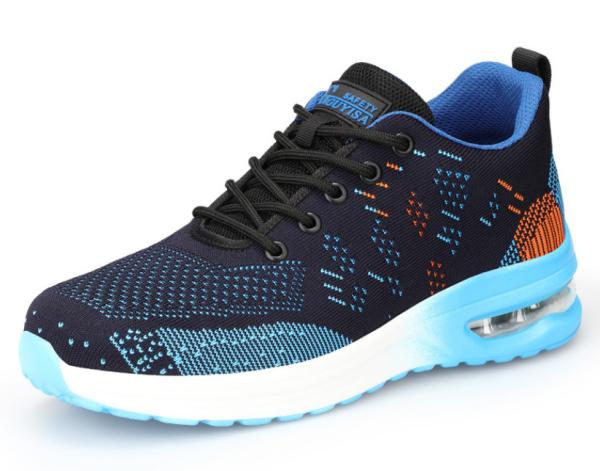 Steel Toed  Anti Piercing Function Shoes, Lightweight Shock Absorbing Work Safety Shoes