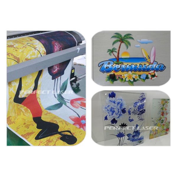 Impressora de tela plana UV multicolor de grande formato 1300mm*1500mm Área de trabalho Baixo ruído