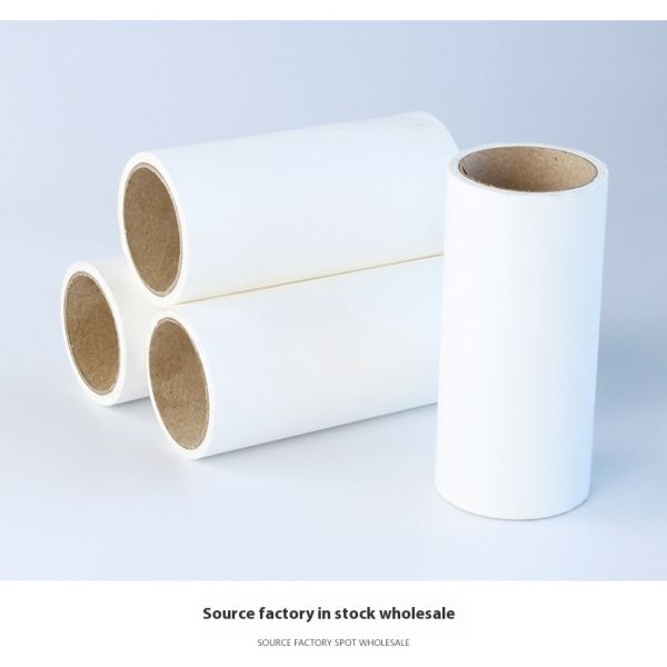 High Adhesion Clothes & Pet Hair Remover Solid Stock Magic Sticky Paper Brush Tealable Lint Roller Paper Core
