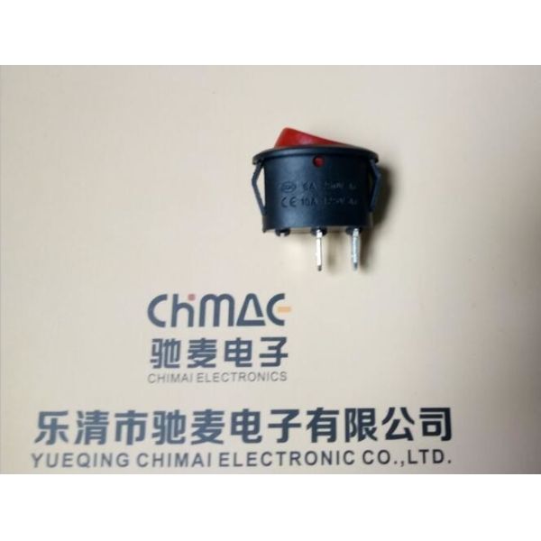 Black Toggle Boat Rocker Switch Automotive NYLON 66 / PC Tungsten Steel