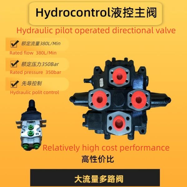 M45/6 Monoblock Hydraulic Control Valve for Mobile Hydraulics 6 Spools Directional Valve