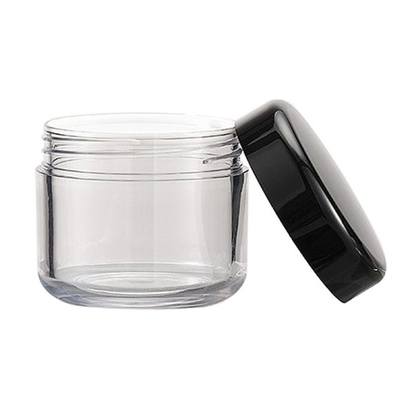 Опарников бальзама губы PASSEN 10g стеклянные тары крышек стеклянных черные пластиковые для Creams