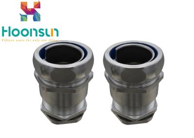 IP68 Customized Locked Type Metal Hose Fittings For Metal Flexible Pipe