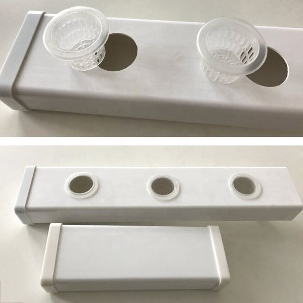 Образец 5-7 дней Квадратный ПВХ гидропонический канал НФТ для оптимального роста растений