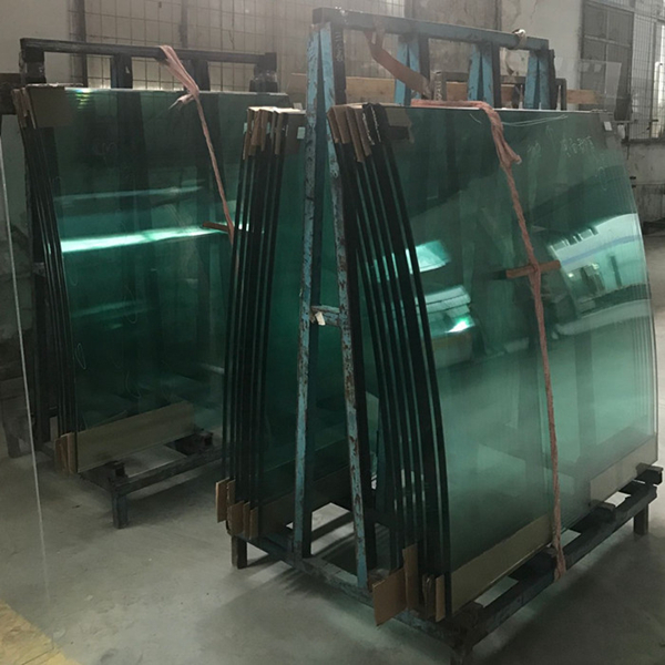 Fabricantes de vidrio laminado curvo fino pulido doblado vidrio templado cúpula de diseño esfera vidrio curvo templado pared de cortina 3600mm × 18000mm