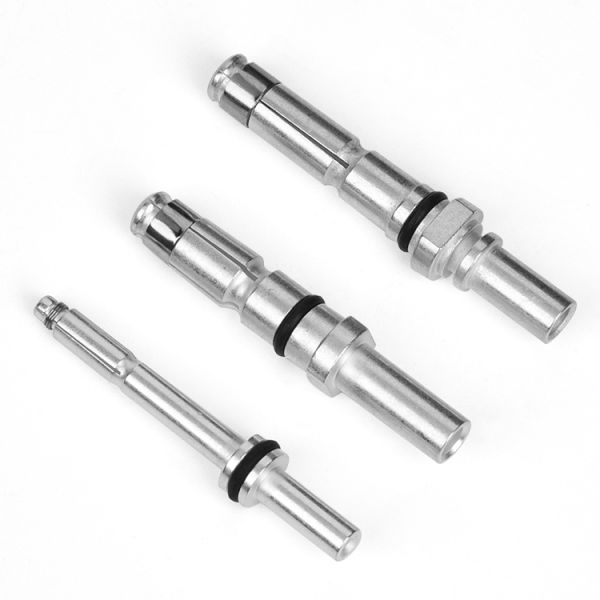 High Conductivity 8.0mm Silver Plated Brass Female Terminal with Steel Cap CNC Machined for Machining