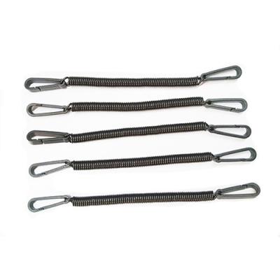 EVA Flex Spiral Coil Tether With 2 Plastic Snap Hooks