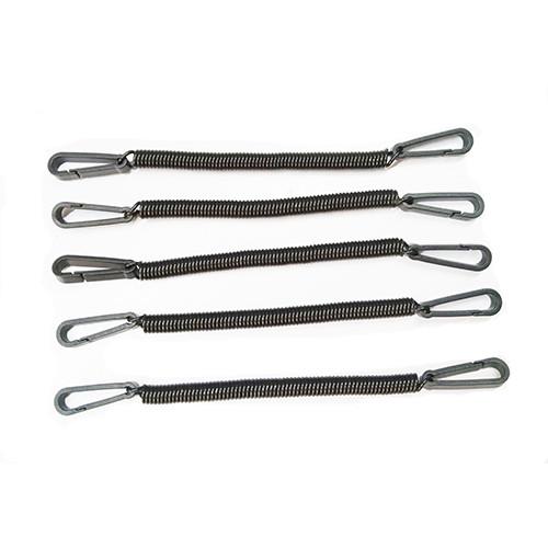 EVA Flex Spiral Coil Tether With 2 Plastic Snap Hooks