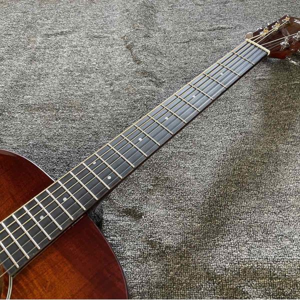 Custom 43 Inch KOA Wood Jumbo Acoustic Guitar with BB Band Electronic