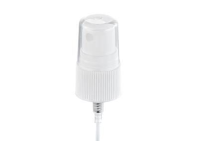 Customized White Pump Mister Sprayer / Ribbed Sided Fine Mist Pump Sprayer -0.12ml Output