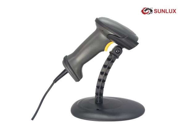 Automatic Reading Laser Barcode Scanner with Black ABS PC Casing Anti Shock